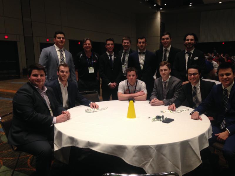 Turfgrass management students at the GCSAA Turf Bowl competition