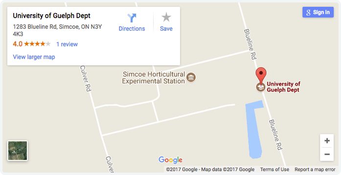 Google map location for Simcoe Station