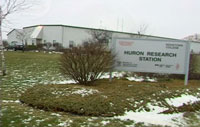 Image: Entrance sign to Huron Research Station