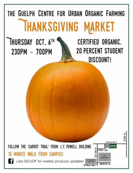 Thanksgiving Market poster