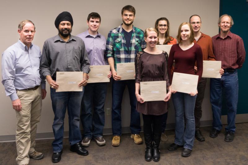 Al Sullivan with award winners