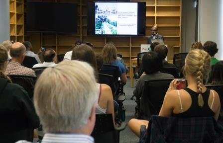 Professor Okpara speaking at the Seminar