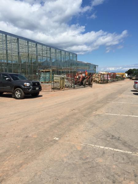 Construction of the greenhouse