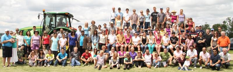 Group photo at department personnel at Elora