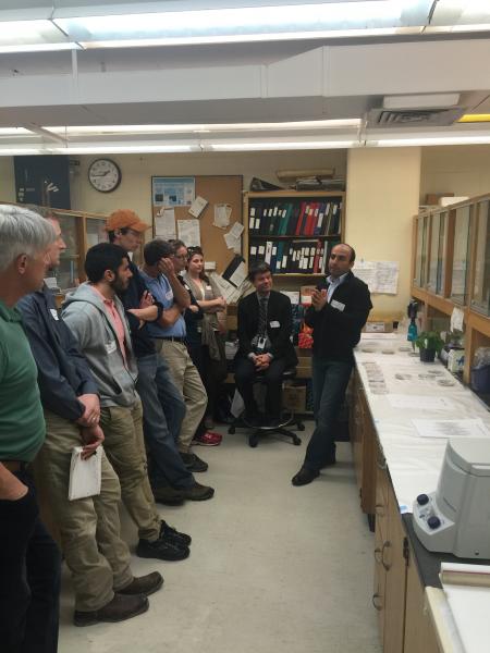 Lab tour for the Dry Bean Breeding Open House