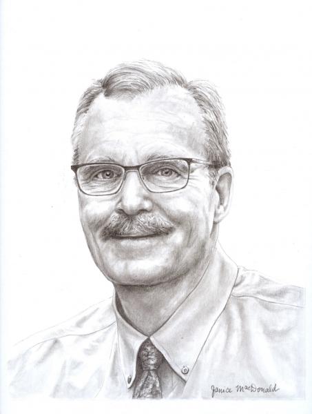 Drawing of Peter Sikkema