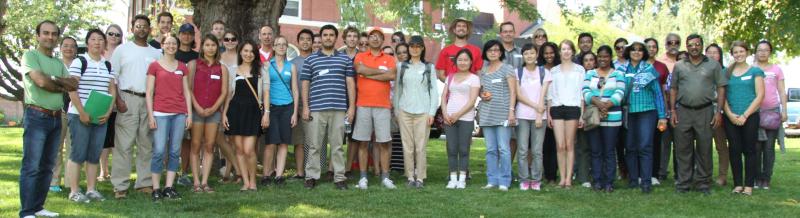 People at Vineland Fruit Research Day and Field Tour