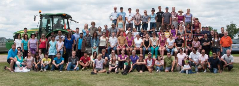 Photo of attendees at Department picnic.