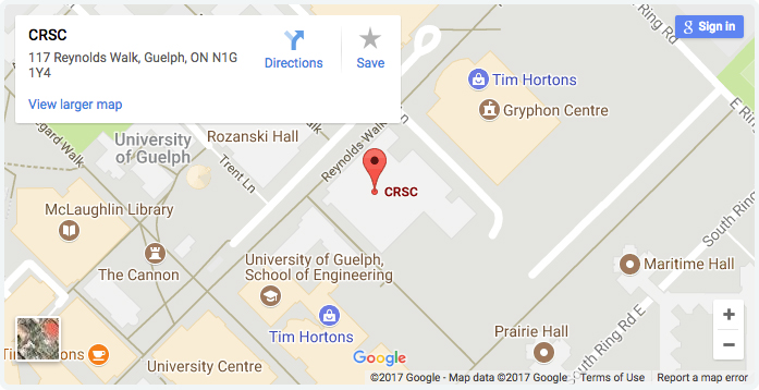 Google map location for Crop Science building