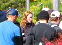 Image: Diploma Students observing landscape plants