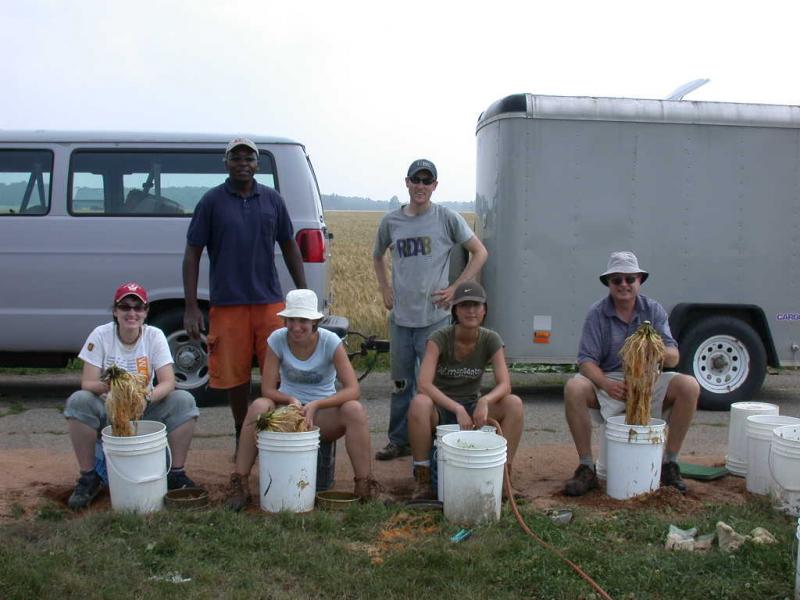 Image: Dr. Swanton's research team at Arkell Research Station