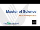 MSc in Plant Agriculture
