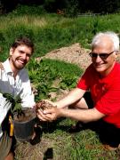 Paul Wartman with one of his advisors, Ralph C. Martin.