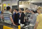 students listen to a tour at the BDDC