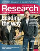 2014 Research Magazine, U of G & OMAFRA partnership