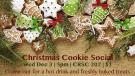 Christmas Cookie Social poster