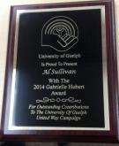 2014 Gabrielle Hubert Award 