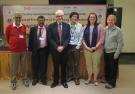 Drs Subramanian, Paliyath and Sullivan, Sidney Frank Consul General  of Canada in India along with Drs Beth Finnis and Loong-Tak Lim 