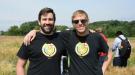Ed MacDonell & Finlay Small in OAC t-shirts