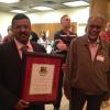 Jay with his award -  Distinguished Extension Award