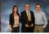 Hugh Earl Receives Teaching Award with nominators Michelle Baker and Chris Budd