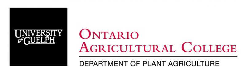 logo: University of Guelph - Ontario Agricultural Collage - Department of Plant Agriculture